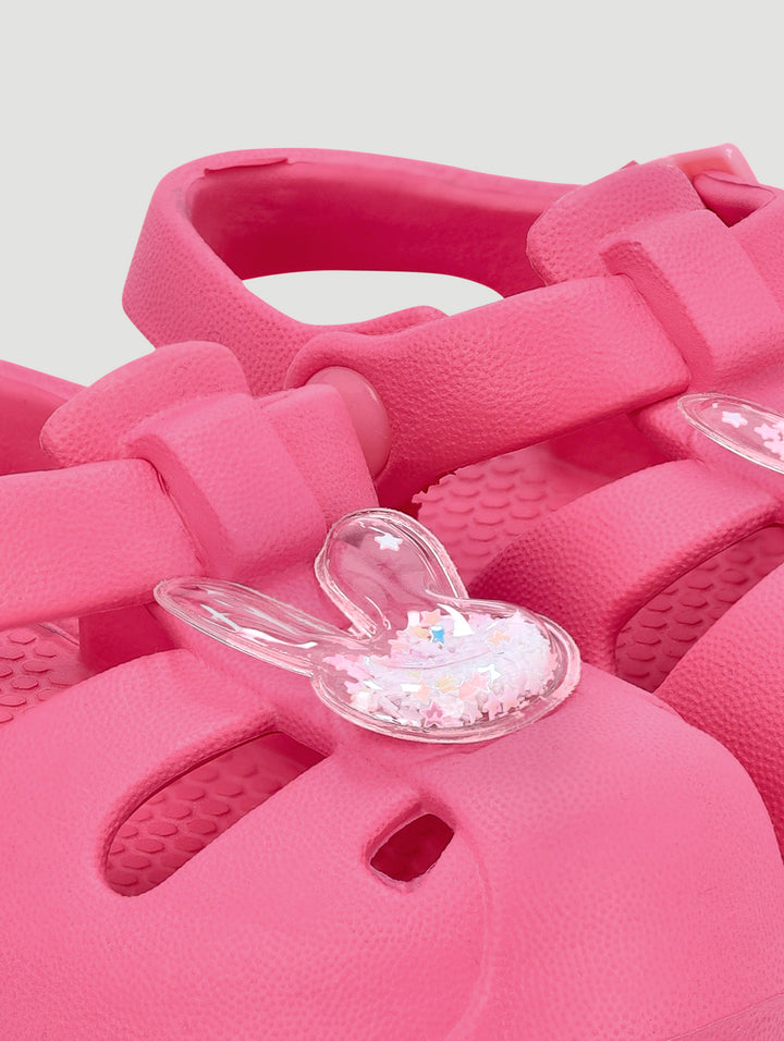 Baby Girls Bow Eva Sandal - Pink