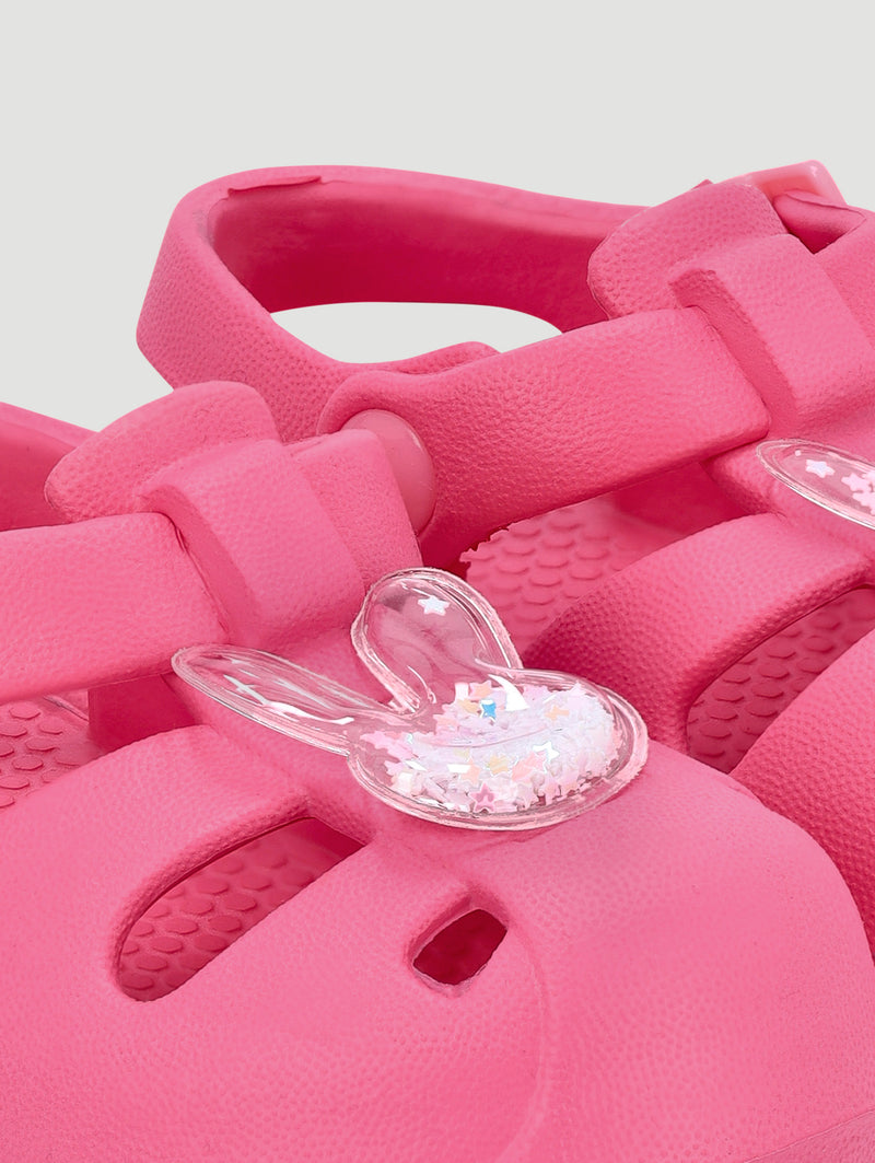 Baby Girls Bow Eva Sandal - Pink