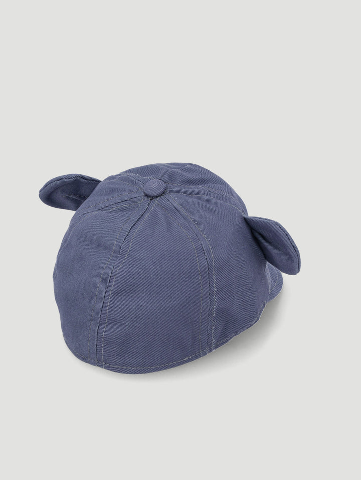 Baby Boys Embroidered Bear Peak Hat - Blue