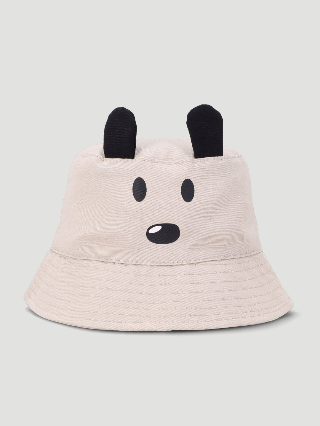 Baby Boys Puppy Bucket Hat  - Stone