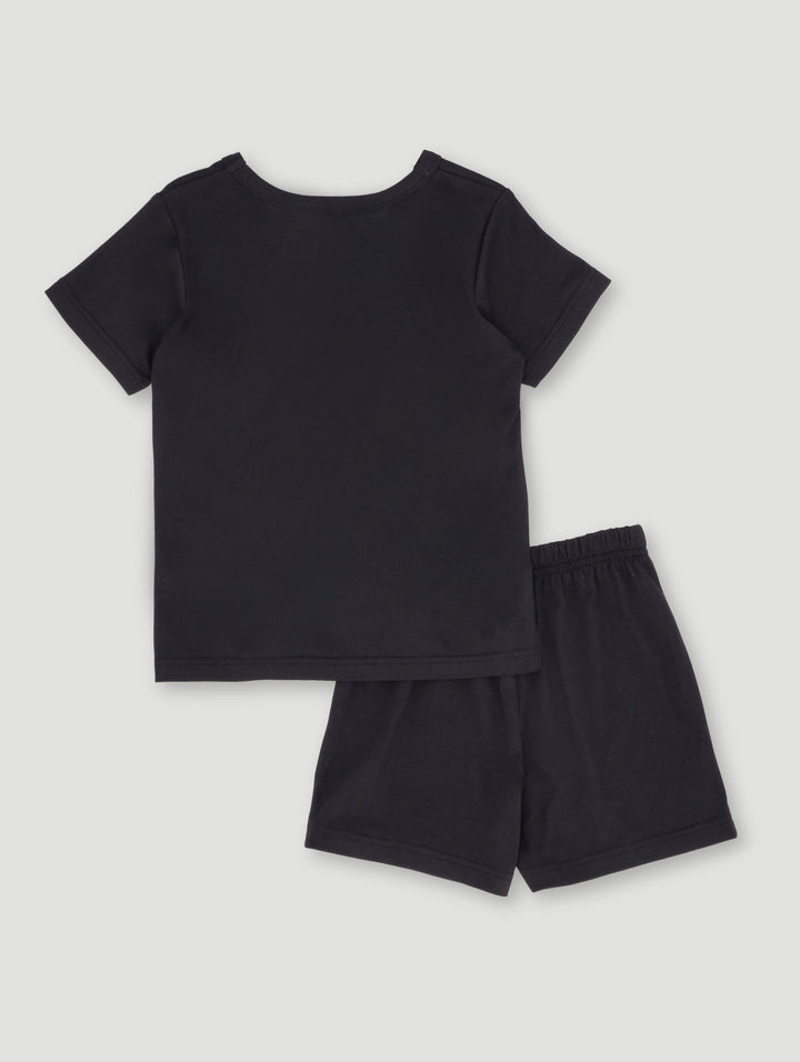 Pre-Boys Gamer Short Sleep Set  - Black