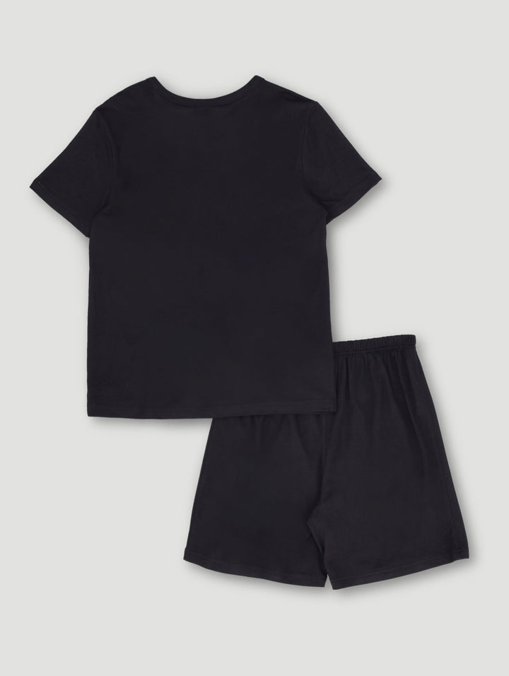 Boys Gamer Short Sleep Set  - Black
