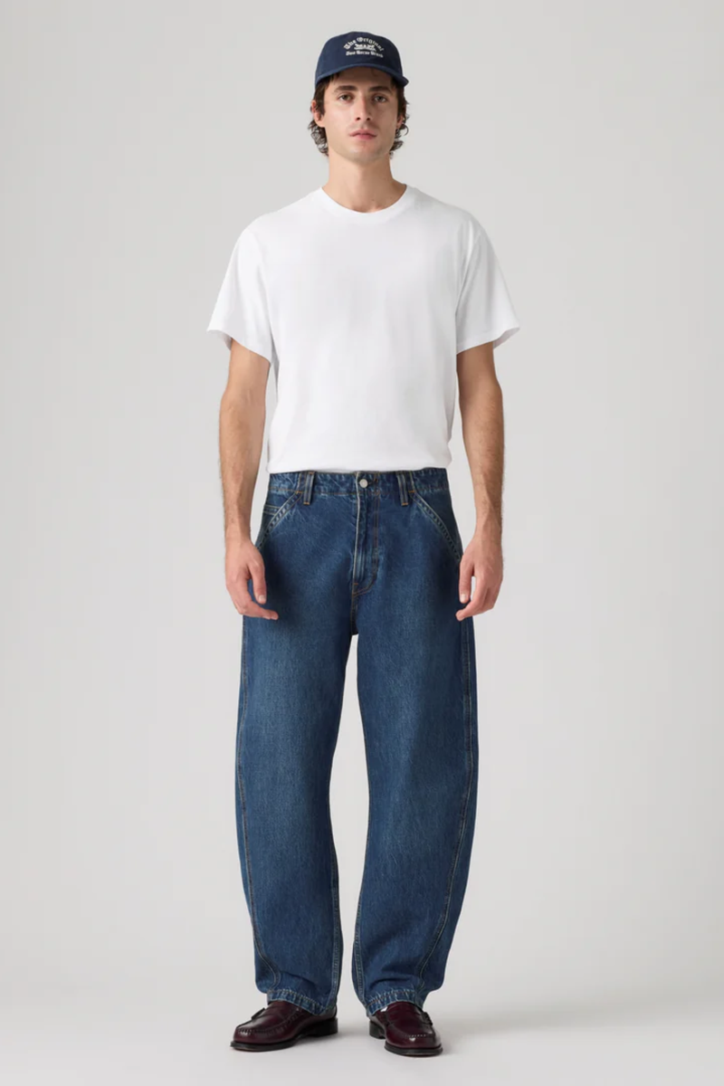 Max Volume Baggy Barrel Denim - Blue