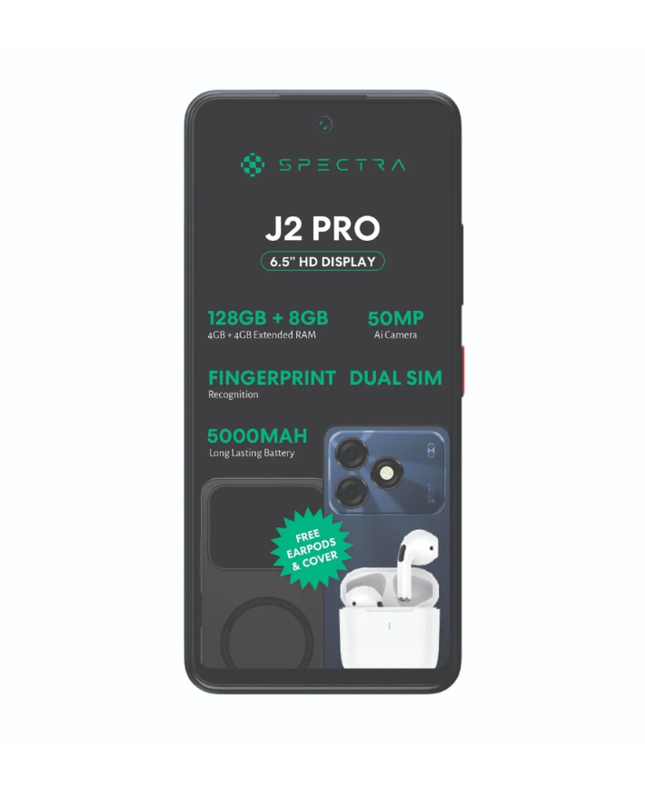 J2 Pro 128GB Cellphone - Blue - Bundle