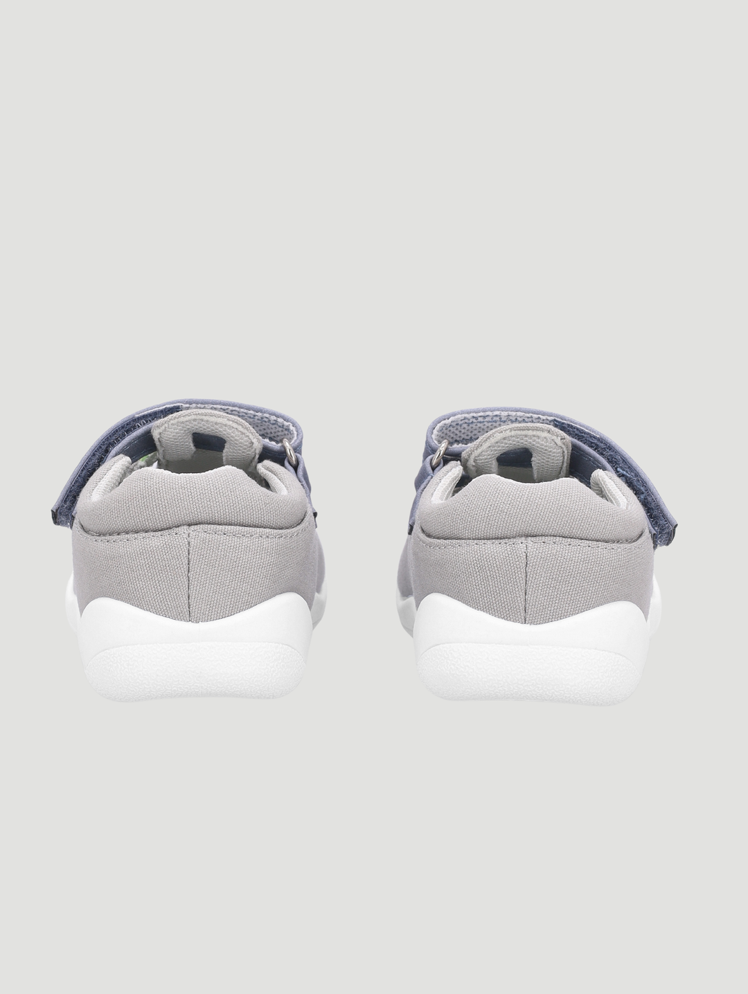 Pre-Boys Strap Sneaker - Grey