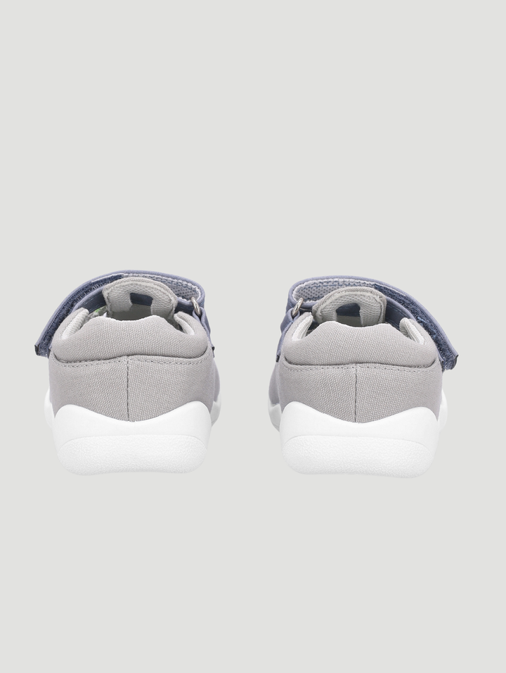 Pre-Boys Strap Sneaker - Grey