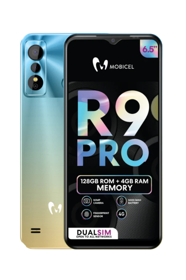 R9 Pro Box Deal Gold/Blue Cellphone