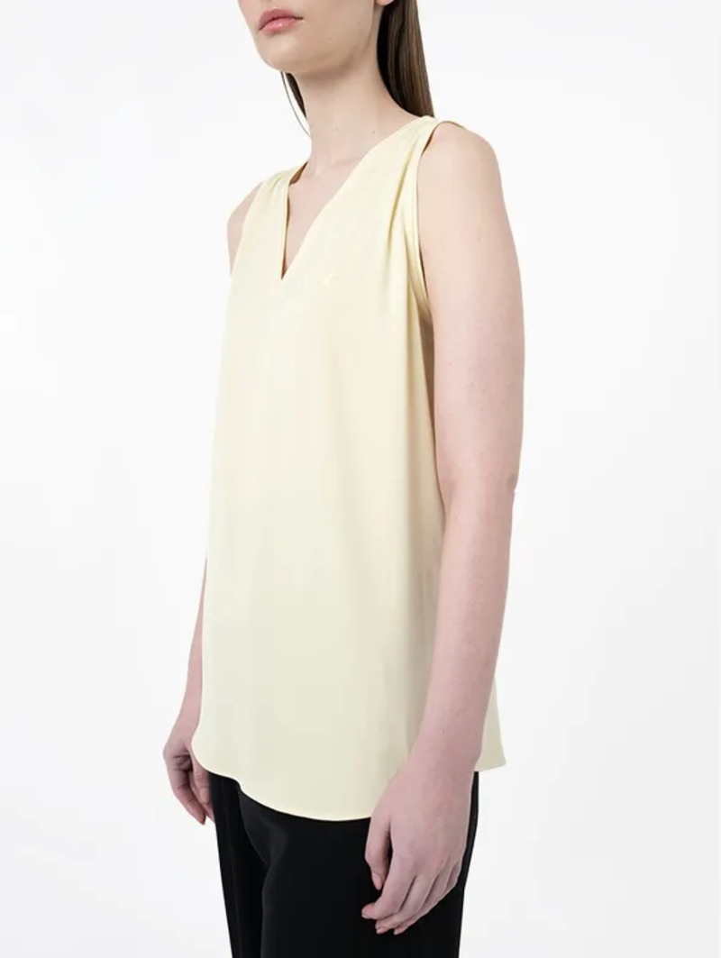 Isla V-Neck Blouse - Yellow