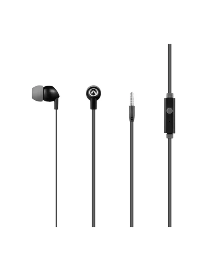 Vibe Earphones with Mic - Black/Grey