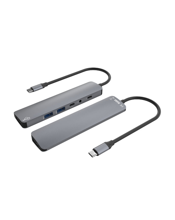 Moov 6 in 1 Multiport Hub Space Grey