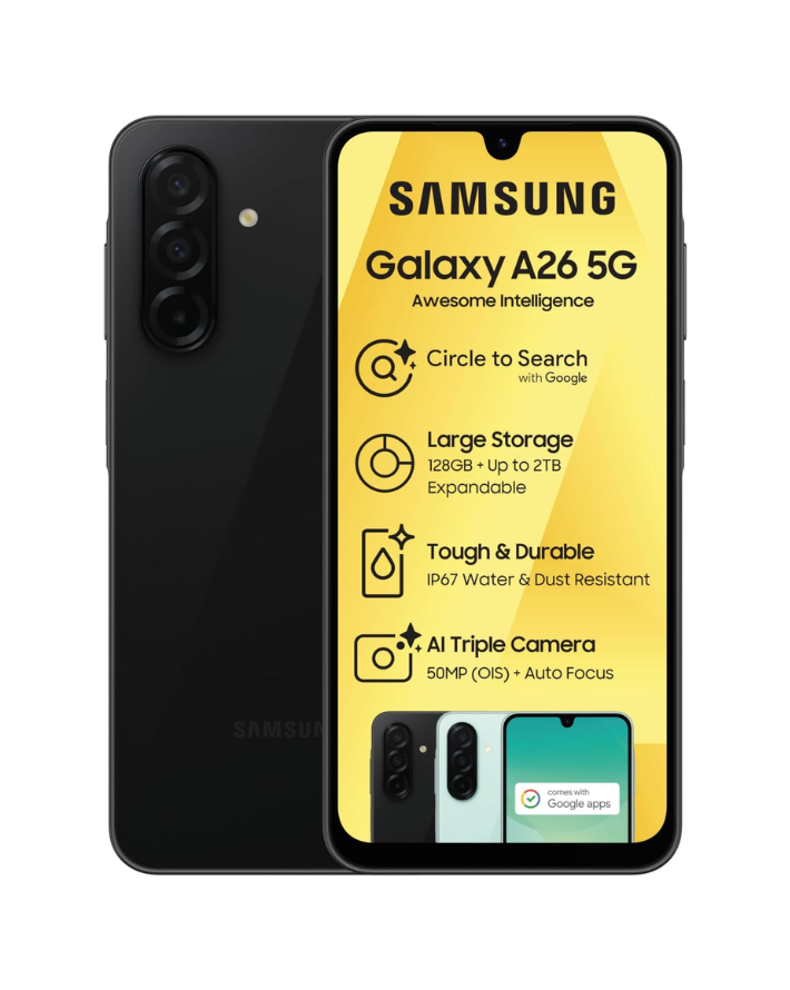 Galaxy A26 128GB Dual Sim Cellphone - Black