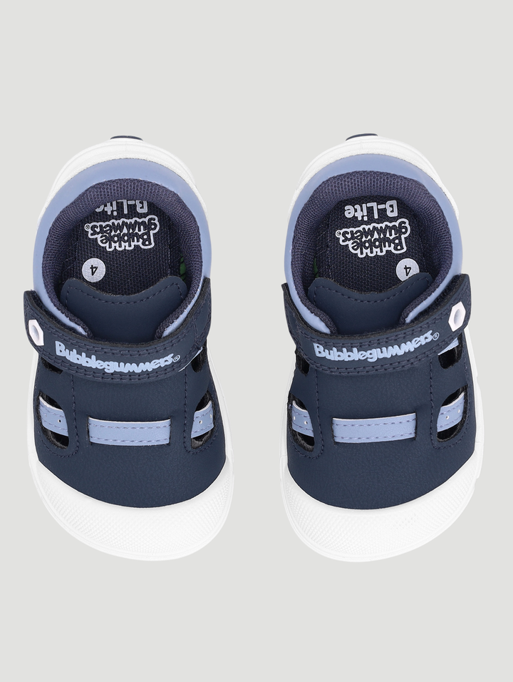 Pre-Boys Multi Strap Sneaker - Navy