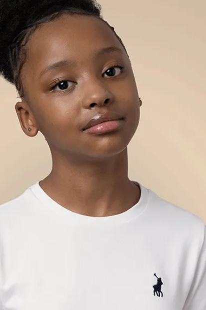 Girls Kelly Tee - White