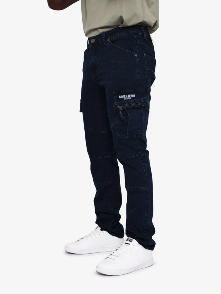 Bobby Cargo Denim - Dark Indigo
