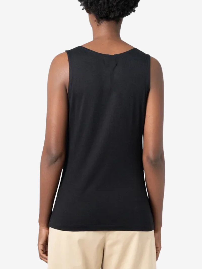 Blair Cowl Neck Top - Black