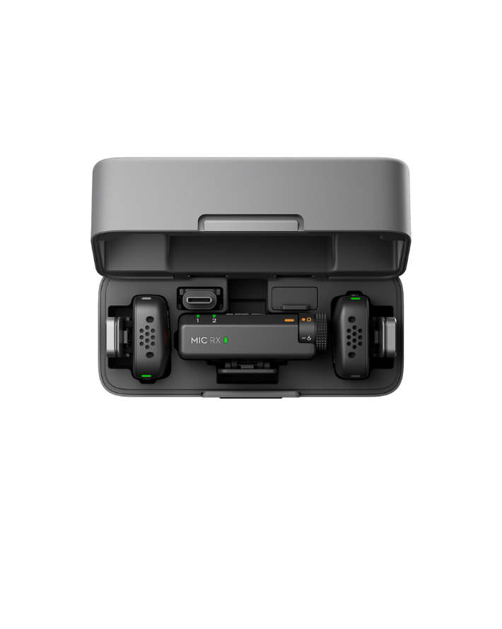 DJI Mic Mini - Wireless Microphone Bundle (2 Tx + 1 Rx + Charging Case)
