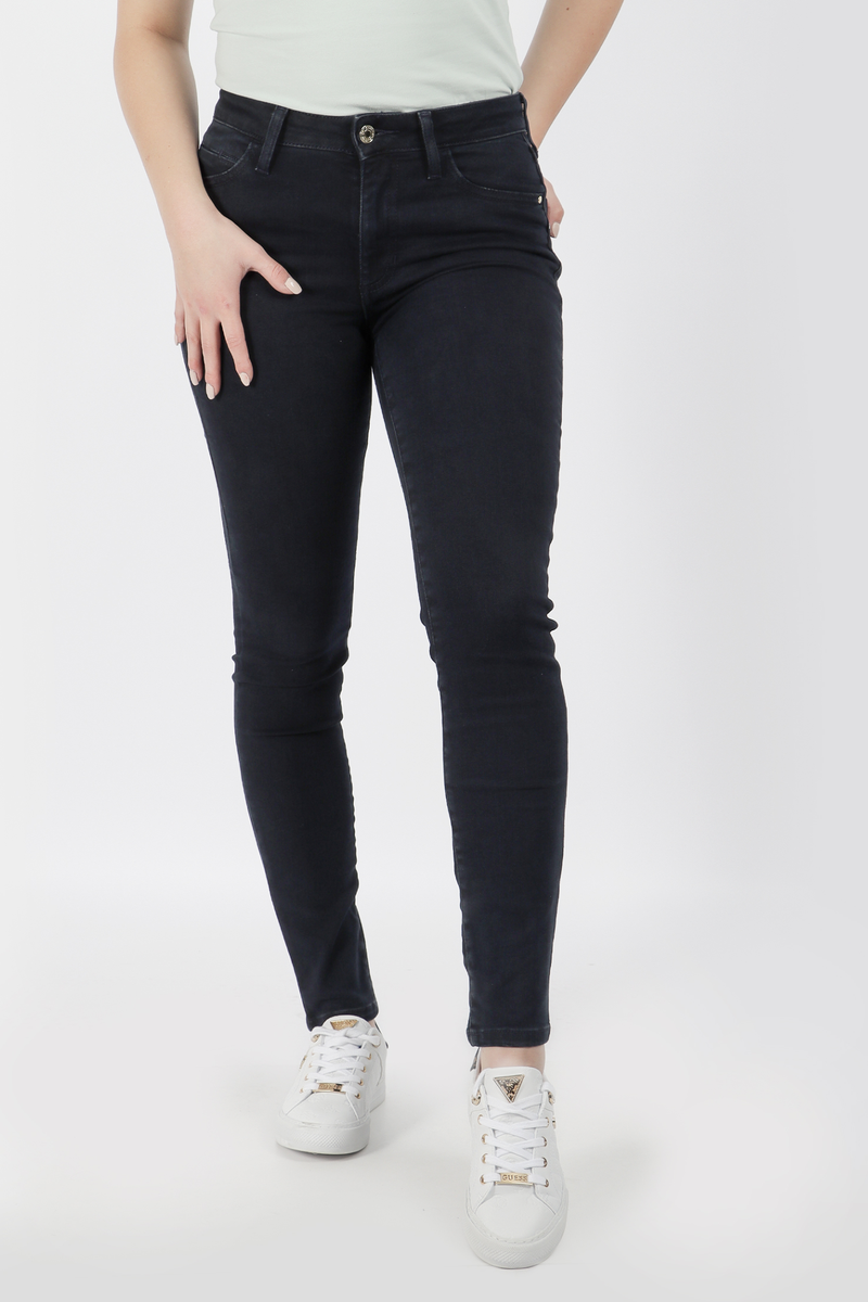 Curve Mid Rise Denim - Dark Wash