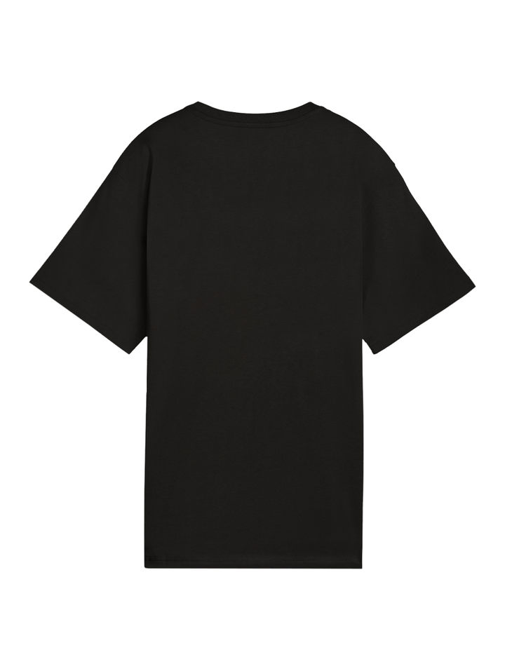 Graphic Relaxed Leaf Tee - Black