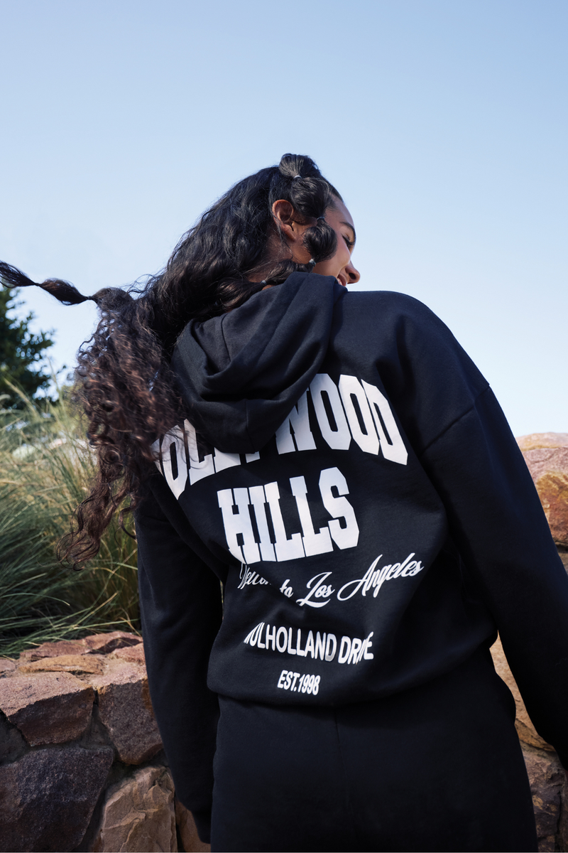 Girls Hollywood Hills Hoody - Black