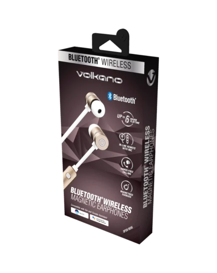 Mercury Series Magnet Earphones - Rose Gold