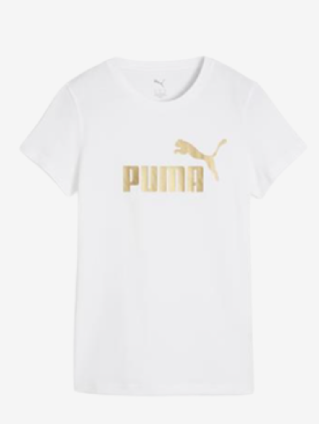 Essential Metallic No. 1 Logo Tee - White