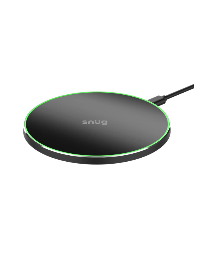 15w Hybrid Wireless Charger Pad - Black
