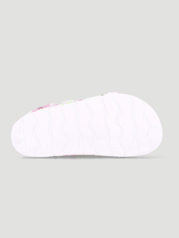 Pre-Girls Floral Molded Health Sandal - Multi