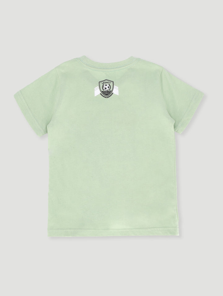 Pre- Boys Short Sleeve Soccer Tee - Light Green