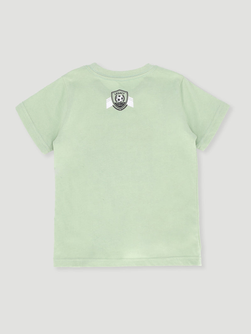 Pre- Boys Short Sleeve Soccer Tee - Light Green