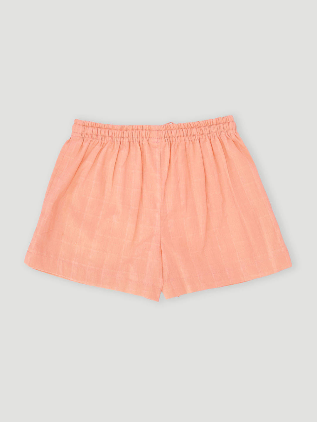 Pre-Girls Front Pocket Woven Short - Coral