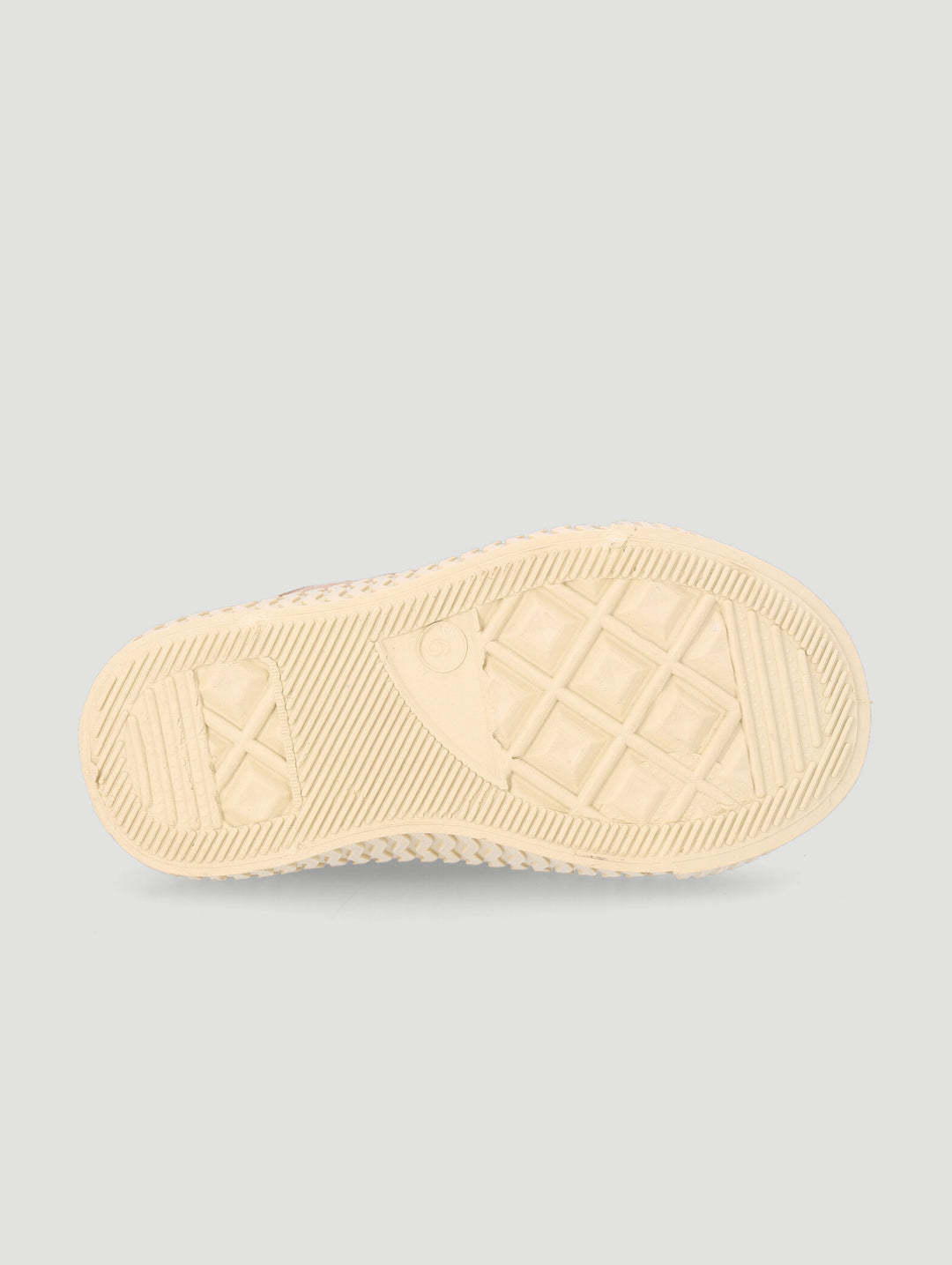 Pre-Boys Double Velcro Sneaker - Taupe