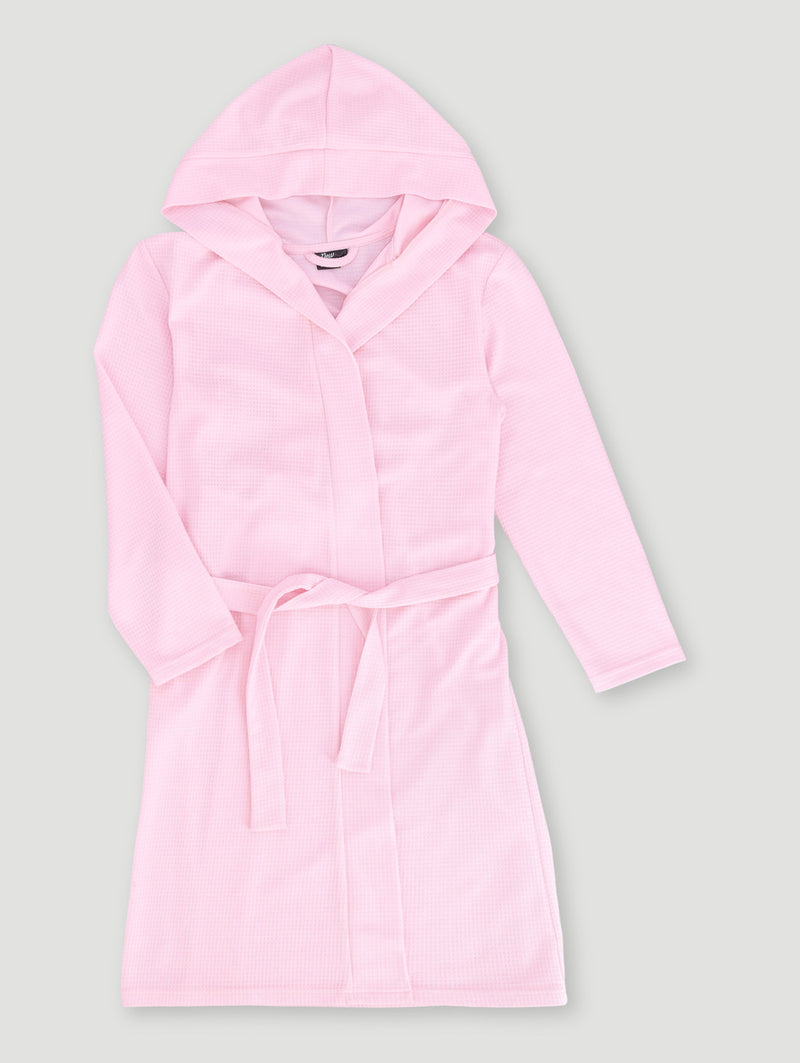 Girls Waffle Gown - Pink