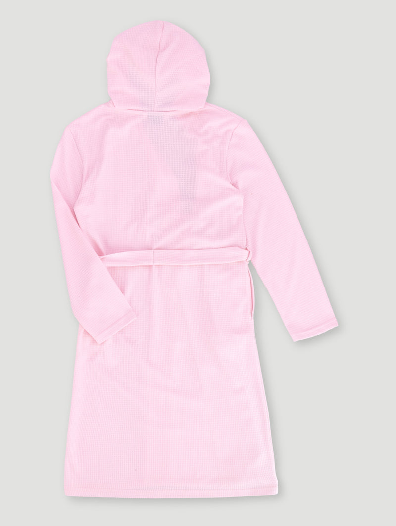 Girls Waffle Gown - Pink
