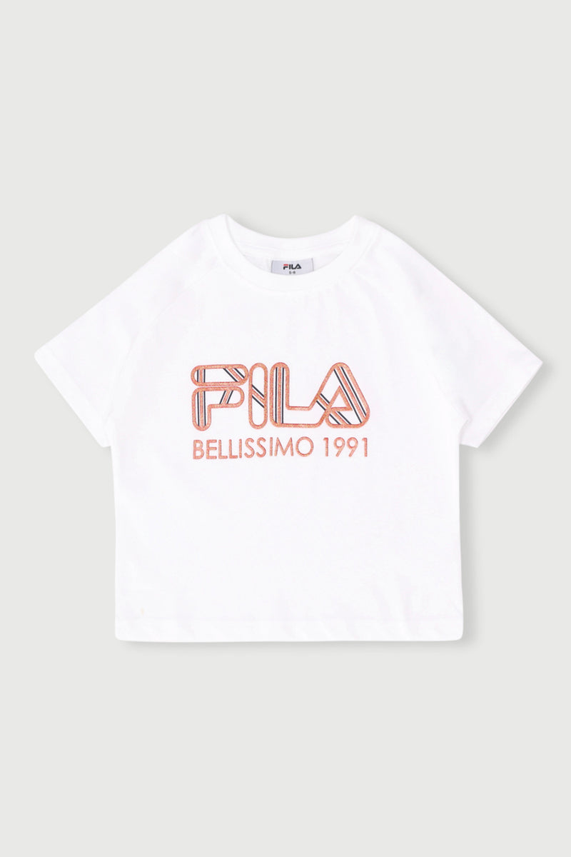 Pre-Girls Caterina Crop Top - White