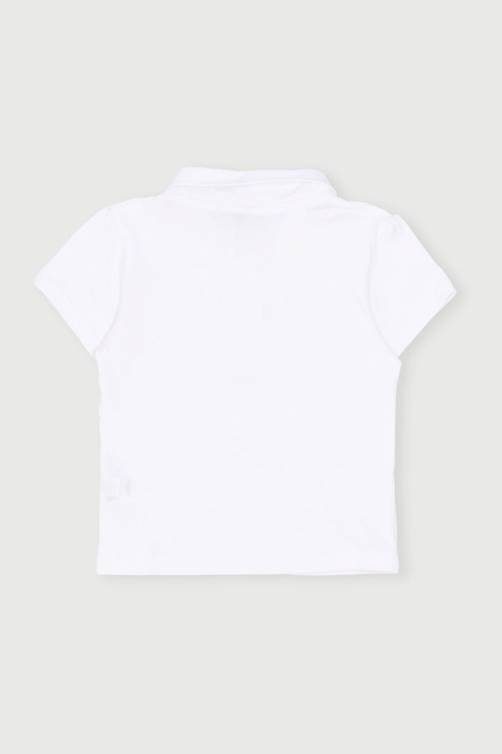 Pre-Girls Gabby Golfer - White