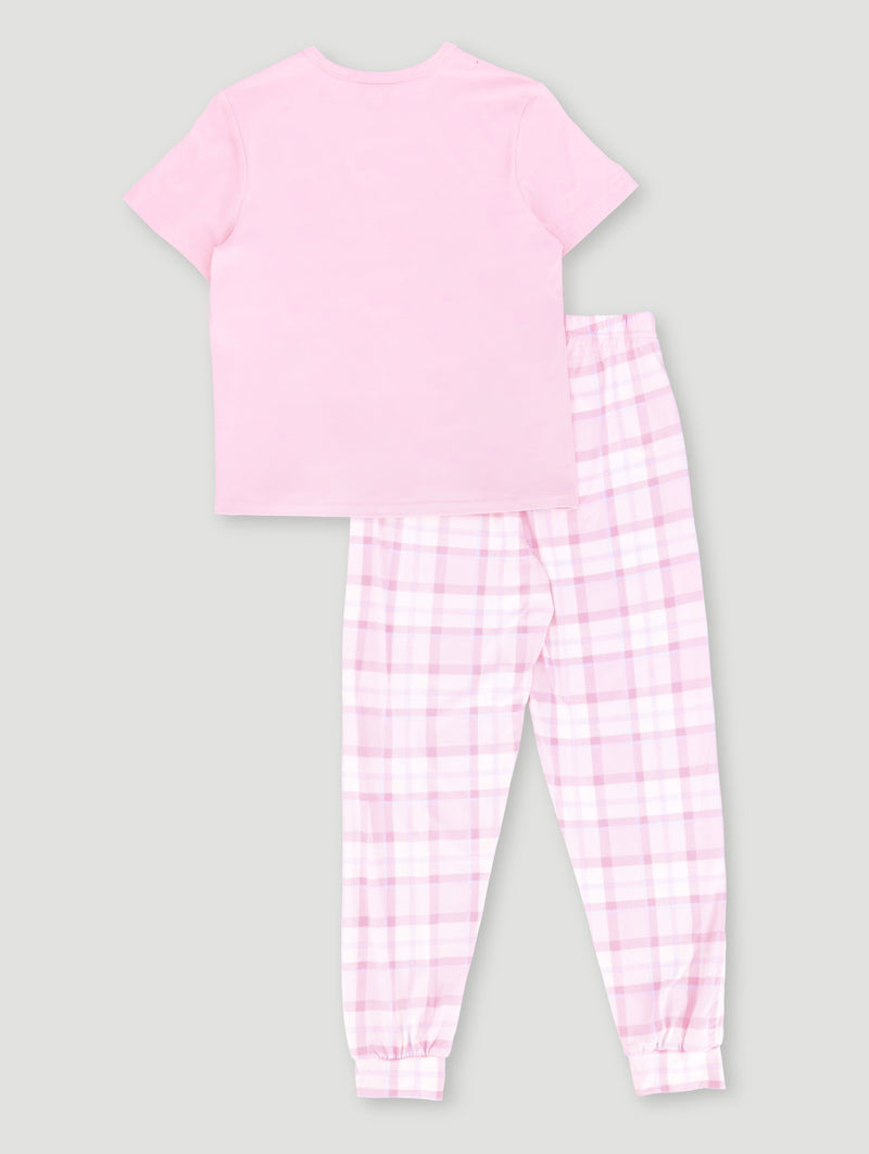Girls Queen Long Bottom Set - Pink