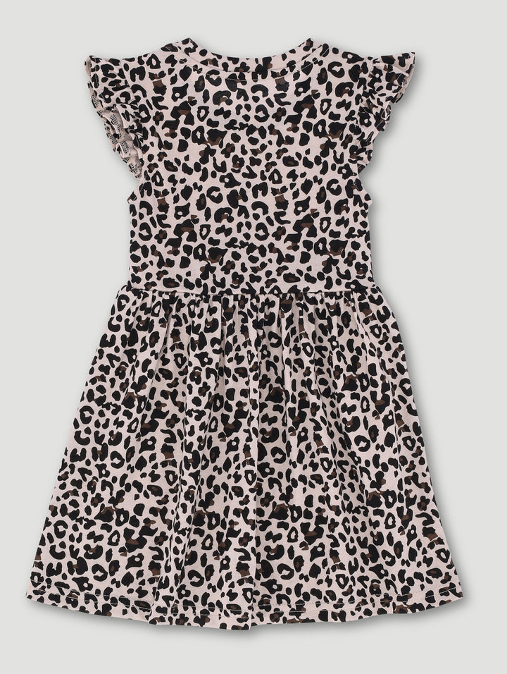 Pre-Girls Leopard Print Dress - Animal