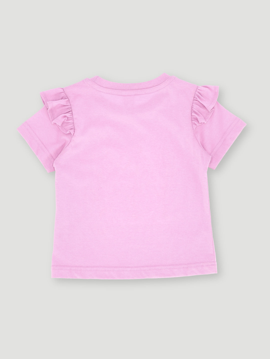 Pre-Girls Flower Placement Boxy Tee - Lilac