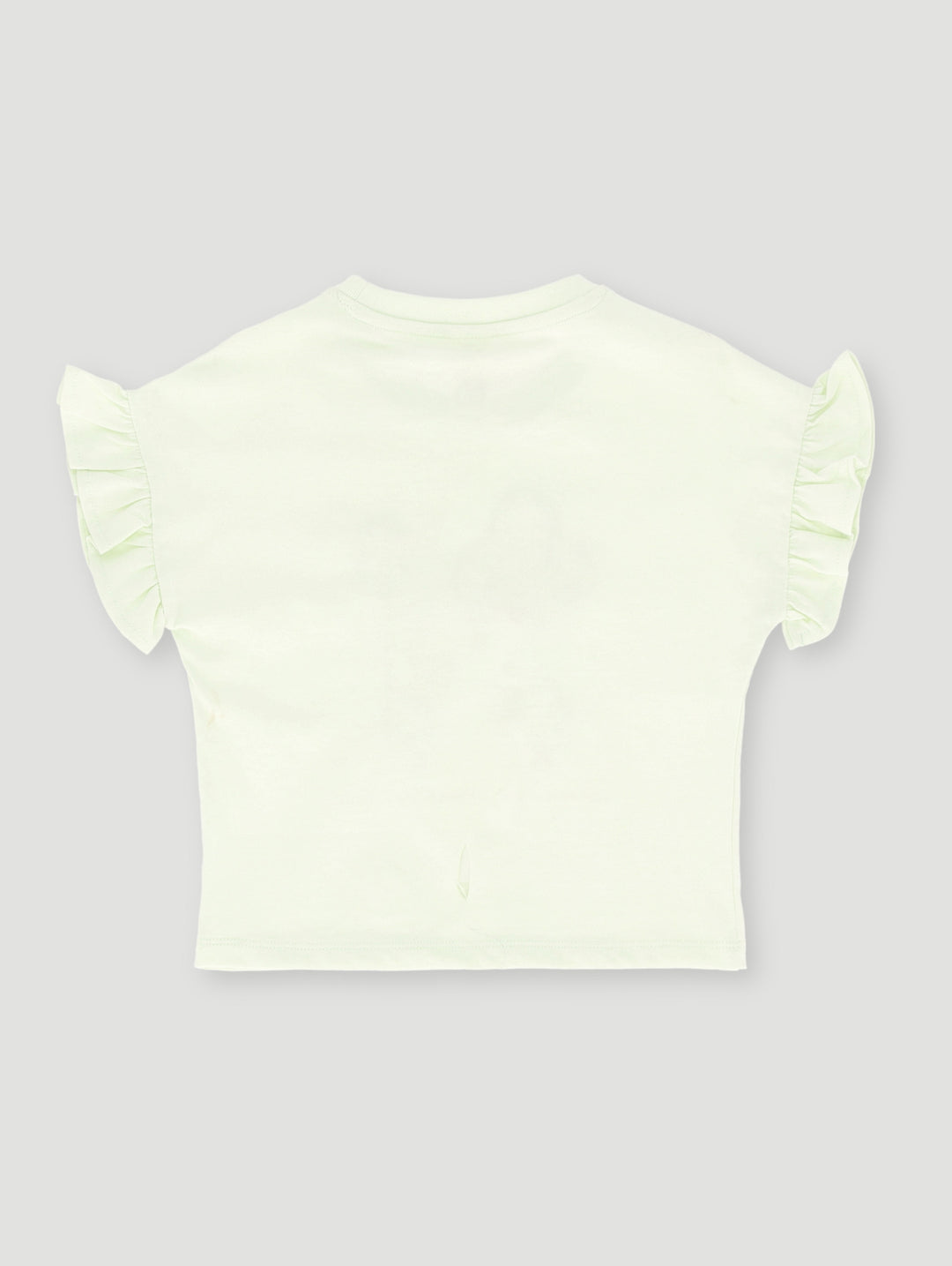 Pre- Girls Doggie With A Bow Top - Lime