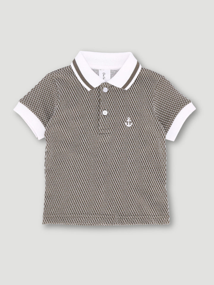 Baby Boys Dobby Golfer - Fatigue