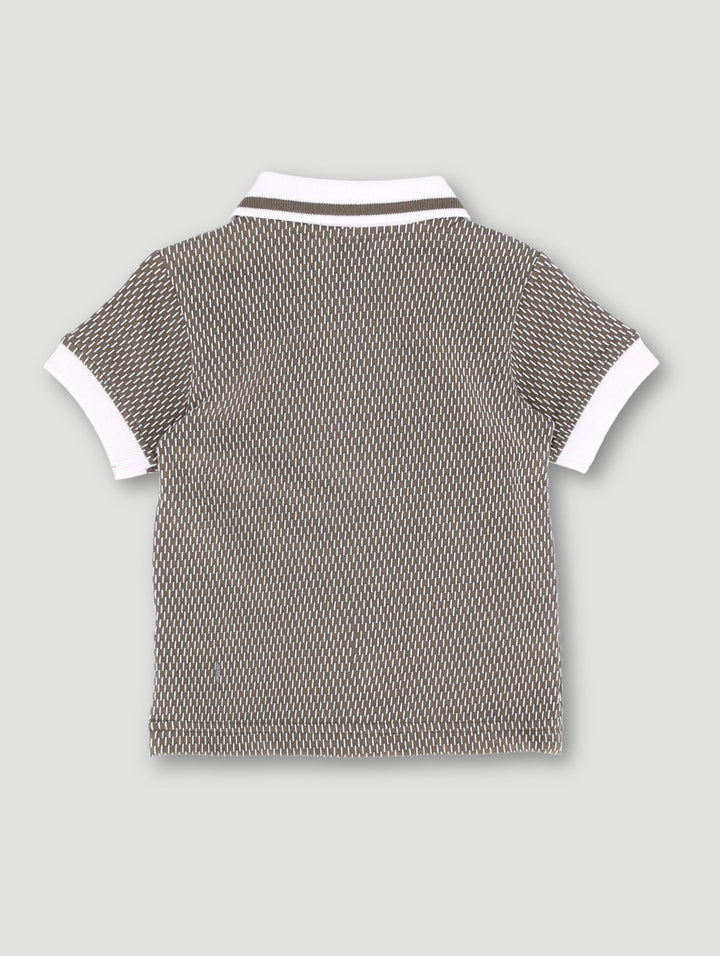 Baby Boys Dobby Golfer - Fatigue