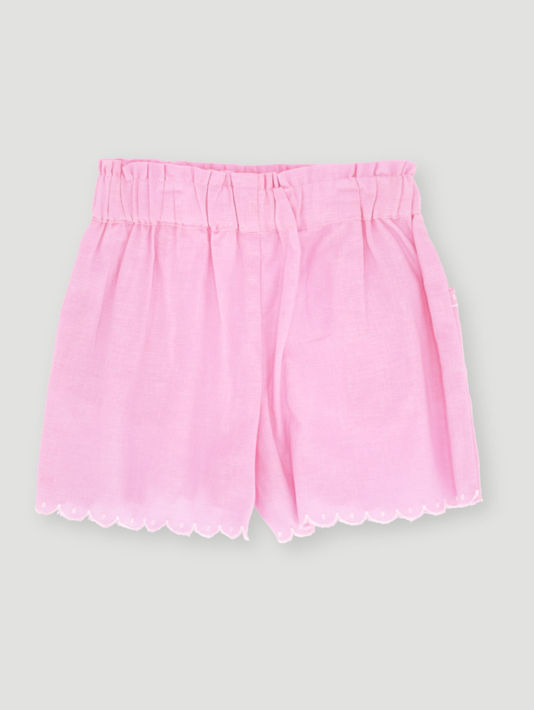 Pre-Girls Scallop Shorts - Pink