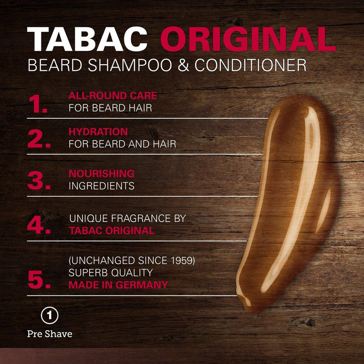 Original Beard Shampoo & Conditioner - 200ML:
