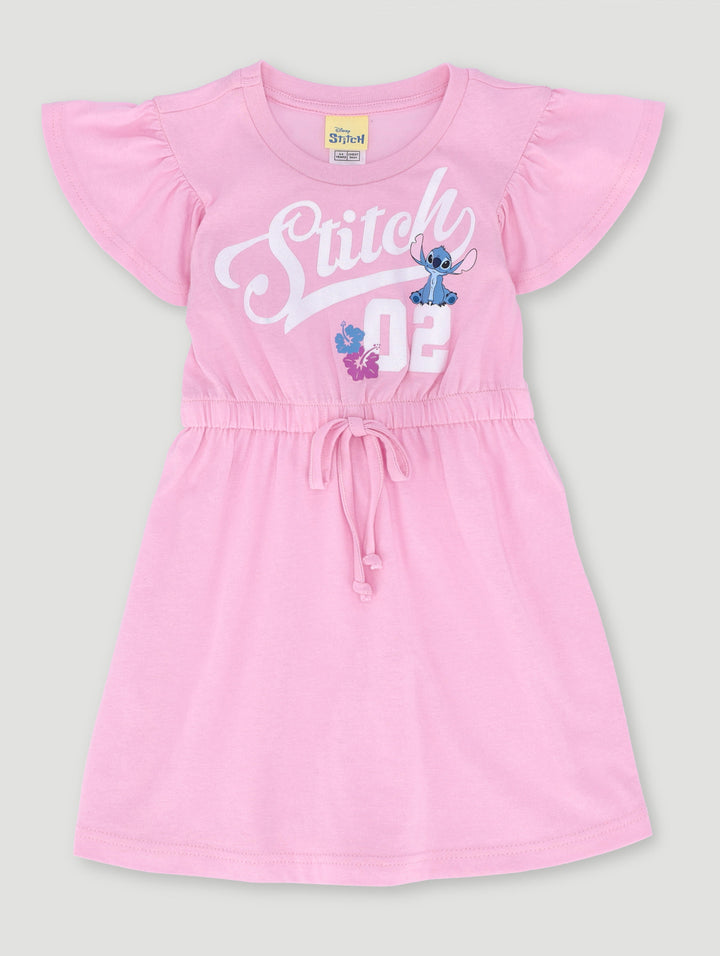 Pre-Girls Lilo & Stitch Dress - Pink