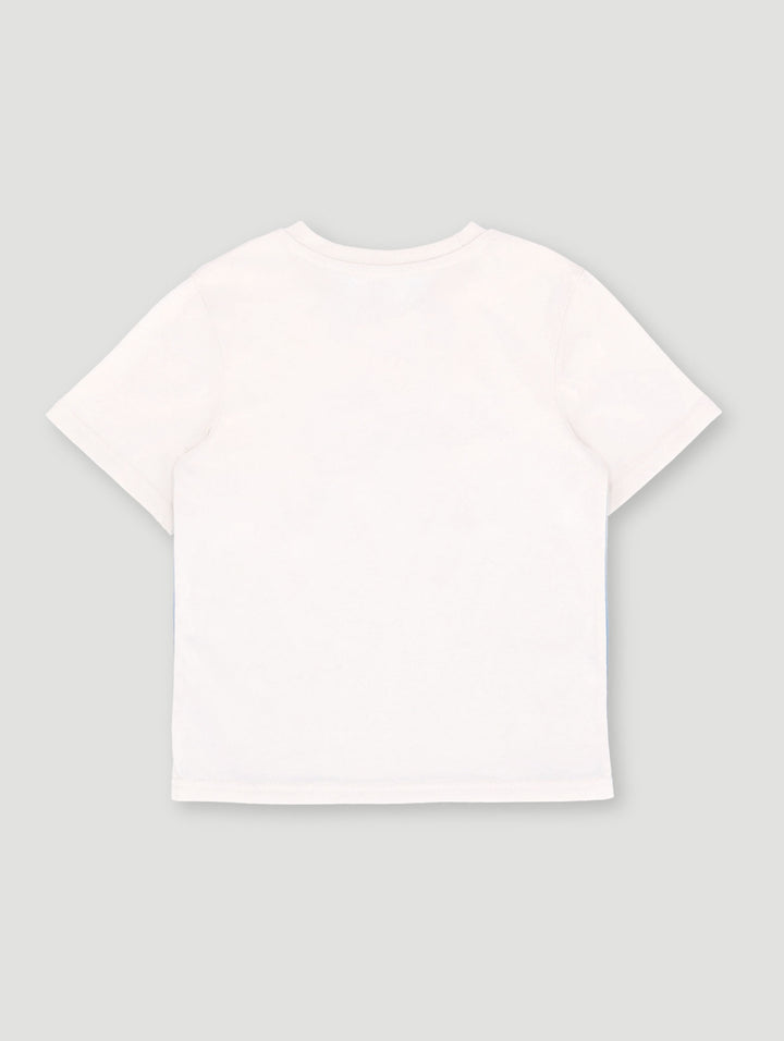 Pre-Boys Ombre Palm Surf Tee - White