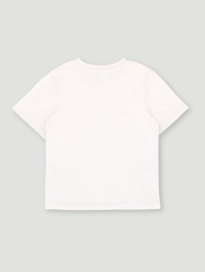Pre-Boys Ombre Palm Surf Tee - White