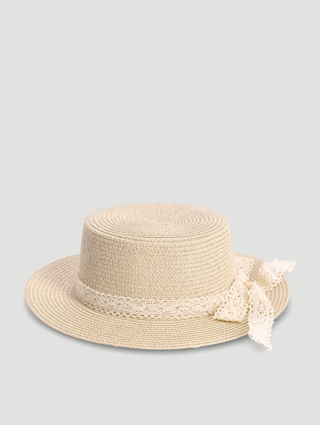 Girls Lighter Shade Straw Hat - Nude
