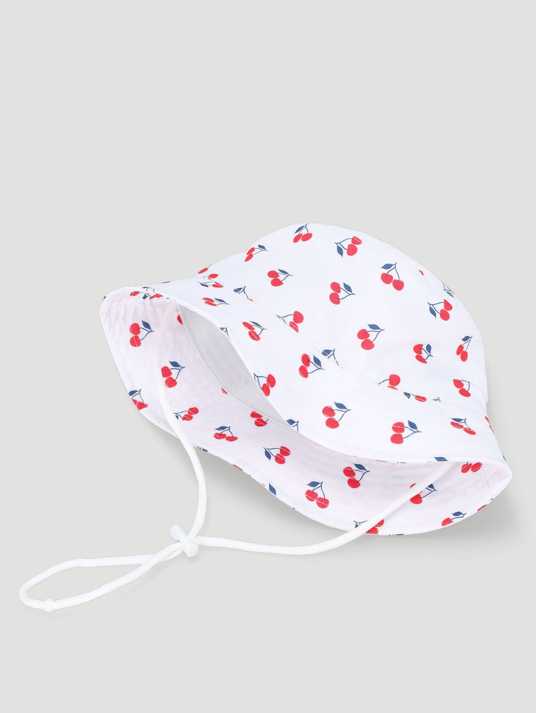 Pre-Girls Cherries Bucket Hat - Cream