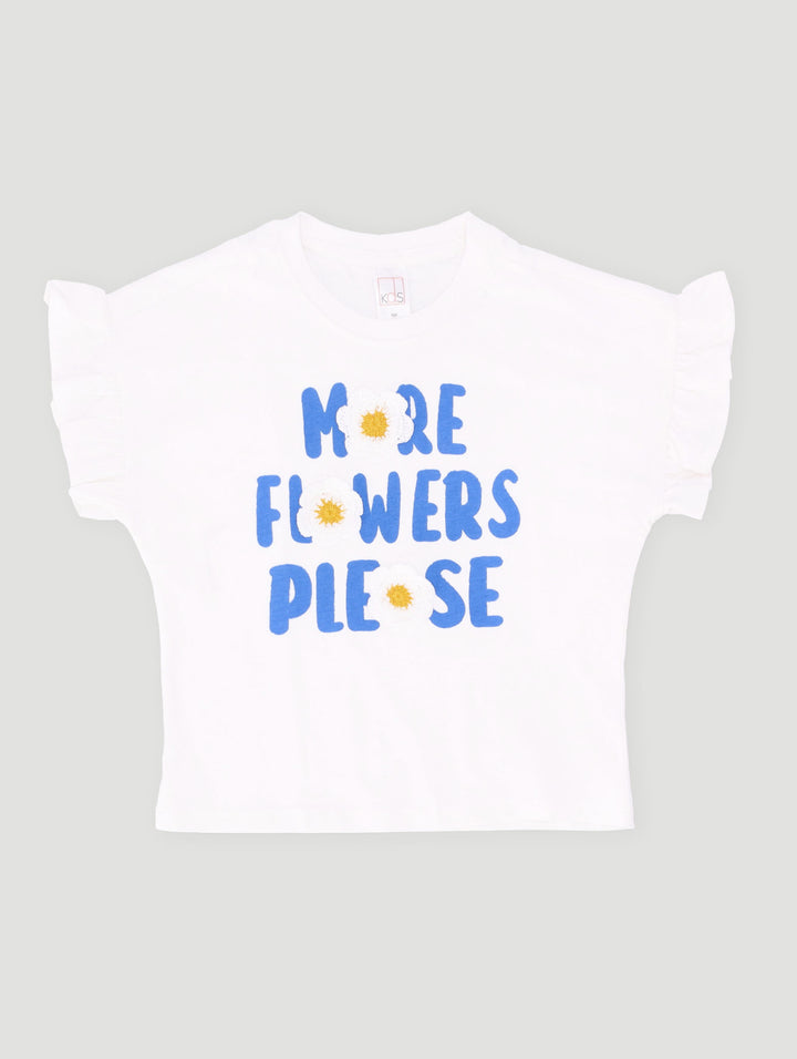 Pre-Girls More Flowers Crochet Top