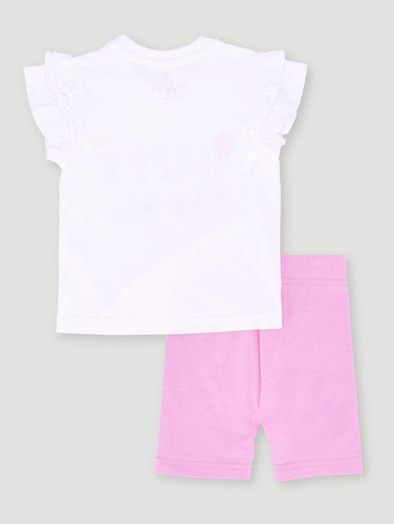 Baby Girls Happy Mood Knit Set - Dusty Pink